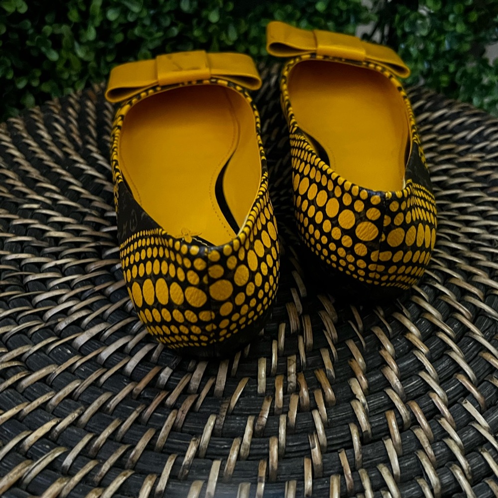 Louis Vuitton Yayoi Kusama yellow dots flat size 39 - Picture 4 of 12